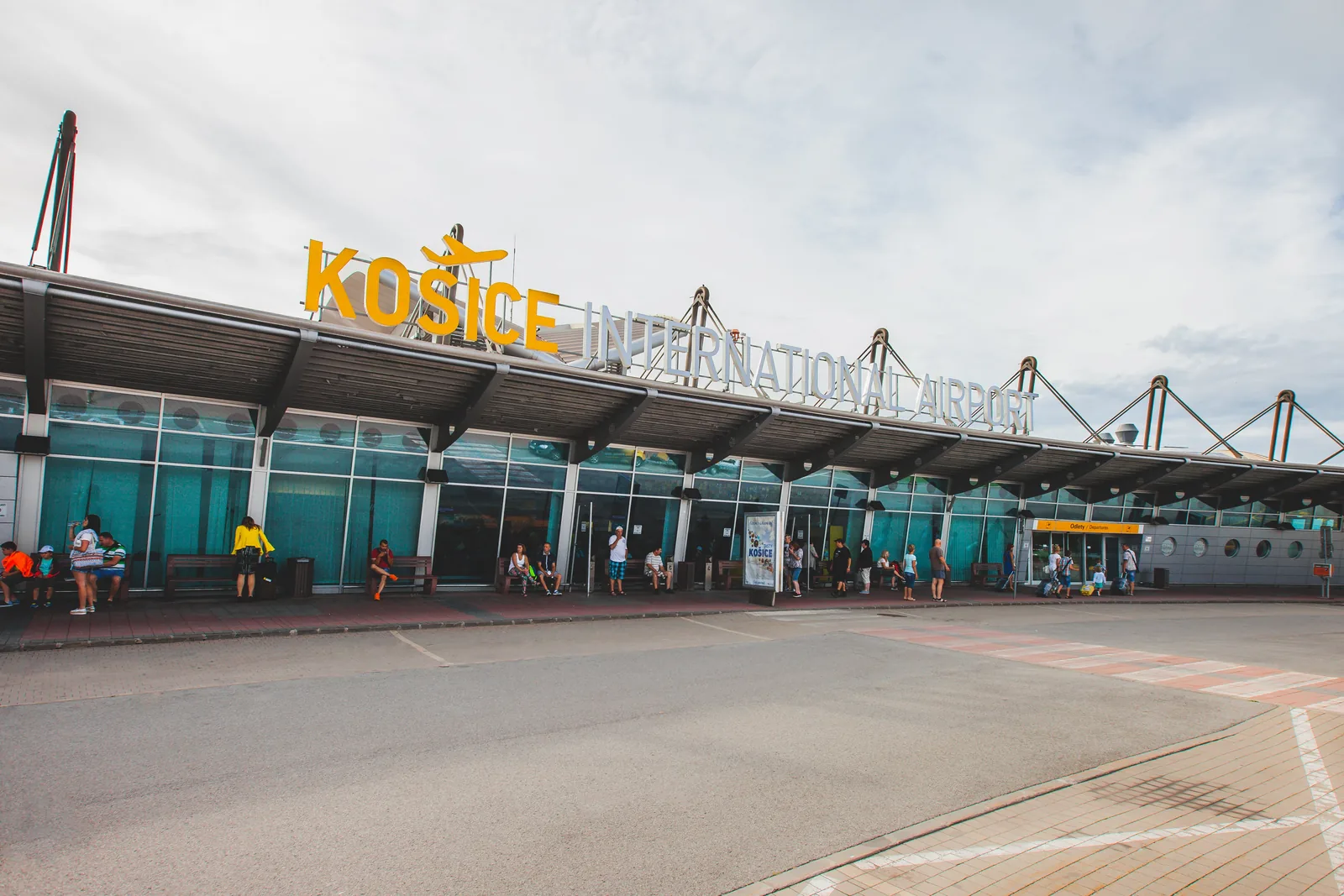 Le terminal de l'aéroport international de Košice.