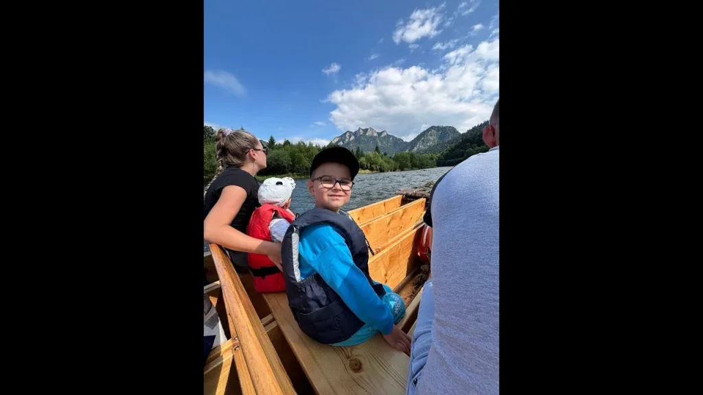Traditional Slovakian Wooden Rafting "Plte"