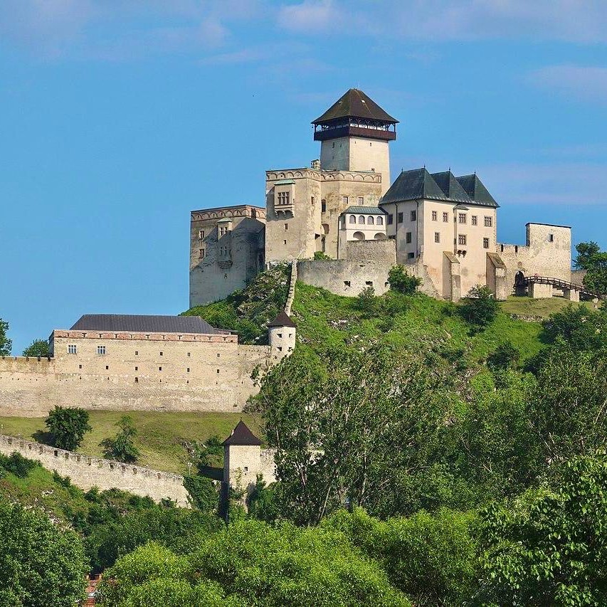Trenčín Castle overlooking the town, a historic landmark of Trenčín 2026