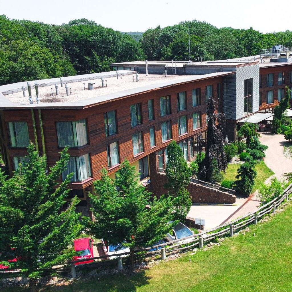 A tranquil retreat nestled in the greenery, offering relaxation and comfort for an unforgettable Incentive Nature Bratislava Getaway.